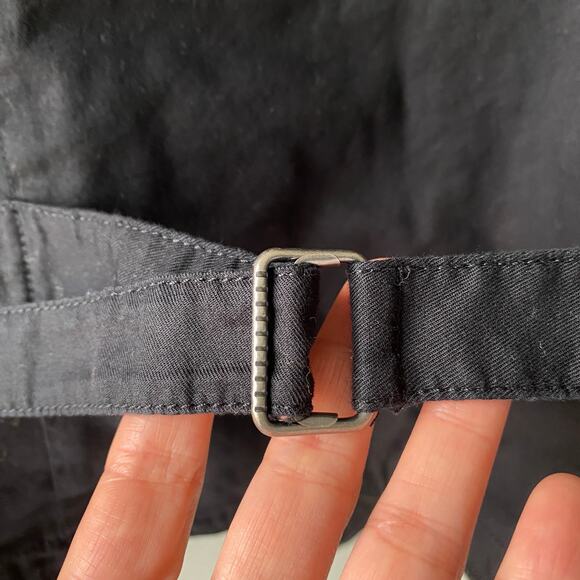 Lauren Ralph Lauren Black Velvet Denim Patchwork Vest Womens Size L - Picture 9 of 11